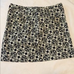 Ann Taylor Loft Floral Print Skirt Size 8P